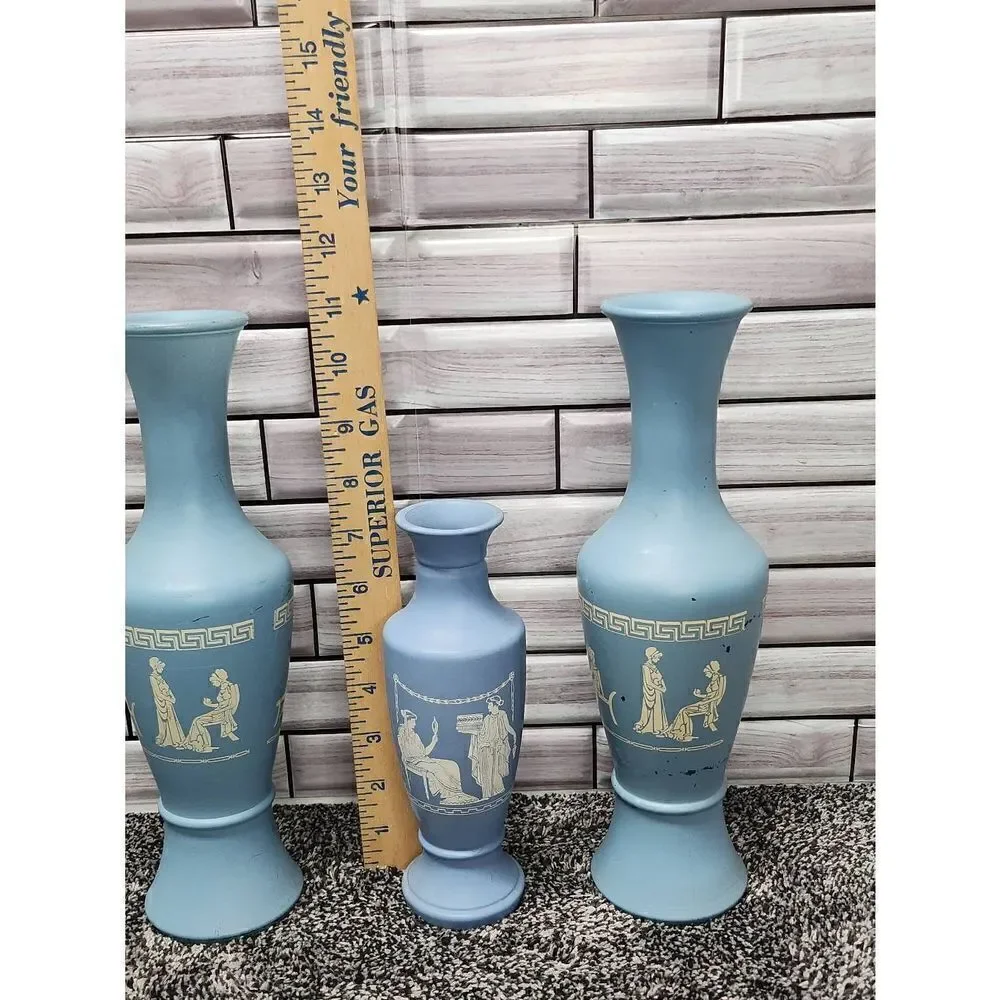 Set of 3 Greek Vases